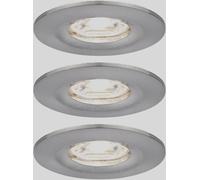 Paulmann 94301 EBL Nova mini Coin Luminaire à LED encastrable jeu de 3 4 W fer