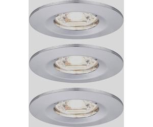 Paulmann 94303 EBL Nova mini Coin Luminaire à LED encastrable jeu de 3 LED 4 W chrome
