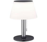 Paulmann 94309 Lampe à poser solaire LED Lillesol Luminaire d'extérieur incl. 1x0,8 watts gradable IP44 Acier inoxydable Éclairage de jardin plastique Métal Blanc chaud 3000 K