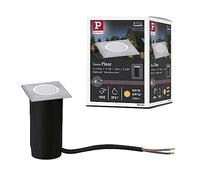 Paulmann 94364 luminaire d'extérieur LED encastré sol IP67 carré incl. 1x2W Acier inoxydable brossé lampe extérieur Acier inoxydable, plastique 3000K