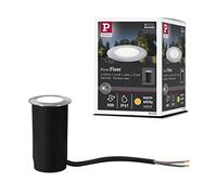 Paulmann 94365 luminaire d'extérieur LED encastré sol IP67 rond incl. 1x2W Acier inoxydable brossé lampe d'extérieur Acier inoxydable, plastique 3000K