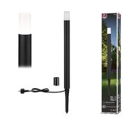Paulmann 94386 luminaire d'extérieur LED borne lumineuse Flarea IP65 Blanc chaud 600 mm incl. 1x3,1 watts éclairage extérieur Noir lampe d'extérieur aluminium lampe de jardin 3000 K