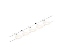 Paulmann 94426 Système complet d'éclairage sur câble LED chrome (mat), chrome