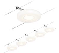 Paulmann 94426 Système complet d'éclairage sur câble LED chrome (mat), chrome