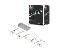 Paulmann Système d'éclairage sur câbles CorDuo 94442 – GU5.3 5x10W 230/12V – Chrome mat