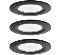 Paulmann Nova spot encastré 3x6.5 W noir 94473