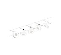 Paulmann Système de câbles LED Circle Kit de base 94477, 5 x 400 lm, 5 x 5 W, 3000 K, blanc dépoli