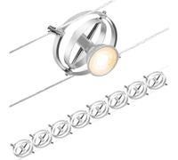 Paulmann 94490 système câble CorDuo kit Cardan CC max. 8x7W extensible Chrome mat câble métallique Métal GU5,3 sans ampoule