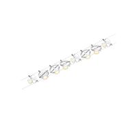 Paulmann 94492 système câble CorDuo kit Cardan CC max. 8x7W extensible Blanc câble métallique Métal GU5,3 sans ampoule