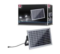 Paulmann 94552 Park + Light Éclairage extérieur Panneau solaire IP65 max. 10 W Chargeur solaire Argent Accessoires Lumière de garage