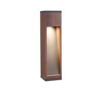 Paulmann 94677 luminaire d'extérieur LED borne lumineuse Trabia IP44 400 mm carré incl. 1x3,5W Outdoor Bois 3000K GU10