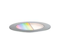 Paulmann 94751 Plug & Shine Encastré de sol LED Floor Smart Home Zigbee rond IP67 2W 65lm gradable 70mm Acier inoxydable RGBW résistant à l'eau de mer