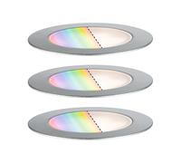 Paulmann Plug & Shine LED encastré de sol Floor, set de 3 pièces