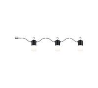 Paulmann 94761 Plug & Shine Guirlande LED Tubs IP44 3x2W 3x160lm gradable Anthracite aluminium 3000K E14 avec ampoule remplaçable