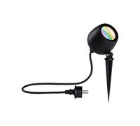 Paulmann 94771 Projecteur de jardin LED Kikolo Smart Home Zigbee IP65 6,2W 440lm gradable 261mm Anthr. plast./Alu 3000-6500K RGBW+ résistant eaudemer