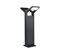 Paulmann Borne d'éclairage LED Juntea Capteur crépusculaire IP44 3000K 585 mm Anthracite aluminium