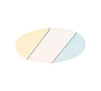 Paulmann 95382 Panneau LED spots encastrés Veluna VariFit IP44 White Switch 215 mm rond incl. 1x17 watts plafonnier Transparent plastique 3000 K