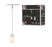 Luminaire sur rail haute tension Paulmann Basic Pendel universel E27 20 W LED chrome (mat), chrome