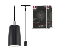 Paulmann Luminaire sur rail haute tension, Luminaire à suspendre URail GU10 noir (mat)