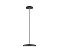 Luminaire en suspension LED Smart Home Zigbee 3.0 Hildor 2700K 1000lm 17W Noir mat gradable Noir mat G