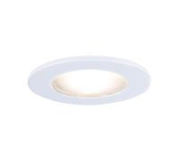 Paulmann Spot encastrable Structure 98432 LED G4 20W 12V 66mm Verre structuré Blanc
