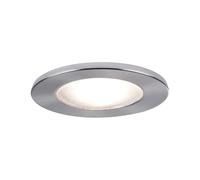 Paulmann 98449 Enc. Meuble verre structuré, max. 20W, 12V, G4, 66mm Acier bros./TôLED´Acier/verre