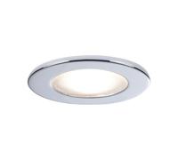 Paulmann 98462 Encastr. Meuble verre structuré, max. 20W, 12V, G4, 66mm Chrome/TôLED´Acier/verre