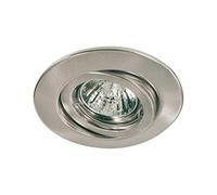 Paulmann 98968 Quality Encastr. orientable, max. 50W, 12V, GU5,3 51mm, Acier brossé/TôLED´Acier