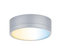 Paulmann 99955 éclairage de meubles LED Clever Connect Spot Medal Tunable White 12 V rond incl. 1x2,3 watts gradable Chrome mat plastique 2700-6500K