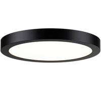 Paulmann Abia 70984 Panneau à LED 22 W blanc chaud noir (mat)