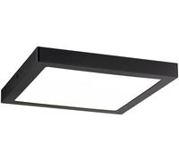 Paulmann Abia 70985 Panneau à LED 22 W blanc chaud noir (mat)