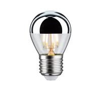 Paulmann Ampoule LED 28668-4,8 W - Miroir de tête - Argent - 2700 K - Blanc chaud - Intensité variable - E27