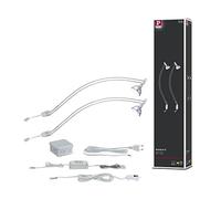 Paulmann Assistent II LED 2 x 4 W GU5,3, chrome, 230/12 V, métal | CAPTEUR DE PRÉSENCE - Allume automatiquement la lumière à l'ouverture de la porte et l'éteint à la fermeture
