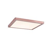 Paulmann Atria 70873 Plafonnier LED carré à intensité variable avec 1 ampoule 24 W Or rose 2700 K