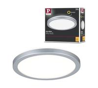 Paulmann Atria Shine 70990 Panneau LED rond en plastique avec 1 x 11,2 W Blanc chaud chromé mat 3000 K 190 mm