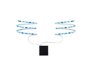 Paulmann bande LED mobile 2 x 80 cm bleu 0,6 W | Dos autocollant pour un montage facile