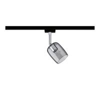 Paulmann Blossom Spot de plafond URail G9 noir (mat), verre fumé