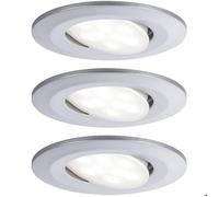 Paulmann Spot encastré Calla 99933 – 3x5,2W orientable 30° 4000K IP65 Chrome