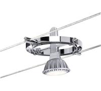 Paulmann Cardan 94144 Système de base pour éclairage sur câble GU5.3 40 W LED chrome, chrome (mat)