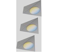 Paulmann CC Start Trigo Eclairage de vitrine jeu de 3 2.10 W blanc chaud nickel