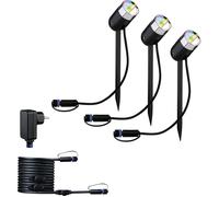 Paulmann colour Spot Pike Set RGBW Zigbee 94284 Système déclairage Plug&Shine; ZigBee LED 4.5 W blanc chaud anthracite