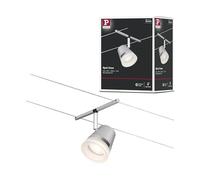 Paulmann CorDuo 94460 CorDuo Corset de câble extensible DC max. 1 x 10 W Chromé mat Câble métallique en plastique GU5,3 sans ampoule