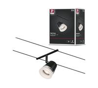 Paulmann CorDuo 94464 CorDuo Corset de câble extensible DC max. 1 x 10 W Noir mat Câble métallique en plastique GU5,3 sans ampoule