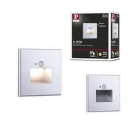 Paulmann Edge encastrés spécial mur carré LED 1x1,2W 230V Détecteur de proximité Chrome mat 93134