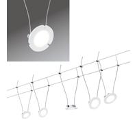 Paulmann Fil Système Dc Set Daisyled 5x4W Chrome Mat 230V / 12V Dc 30VA Métal