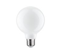 Paulmann Filament 230 V LED globe E27 7,5 W opale 2 700 K | Lumière chaude de style filament de carbone, dimmable, en verre massif de haute qualité, 806 lm