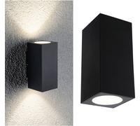 Paulmann Applique murale extérieure Flame 94328 LED 2x2,8 W IP44 3000K Anthracite