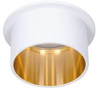 Paulmann Gil plafonnier 1x6 W blanc-doré 93380