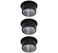 Paulmann Gil plafonnier 3x6 W noir-fer 93383