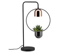 Paulmann Lampe de table Neordic Fanja 79746 1x20 W GU10 Noir/Cuivre Métal